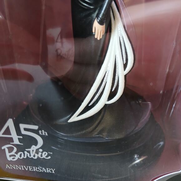 2004 Hallmark Keepsake Ornament Barbie 45th Anniversary +light display stand NIB - Picture 4 of 10